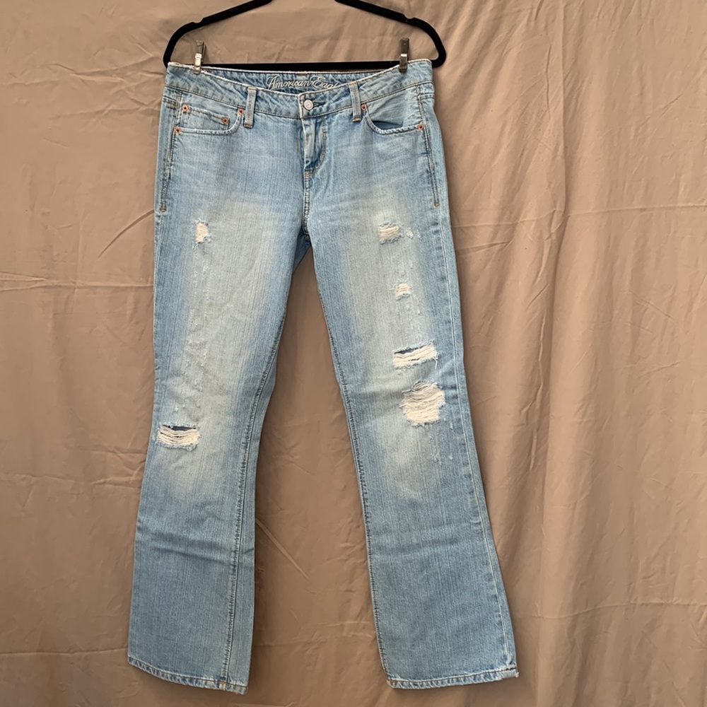 SOLD - Light Blue American Eagle Outfitter Denim Jeans Size 10